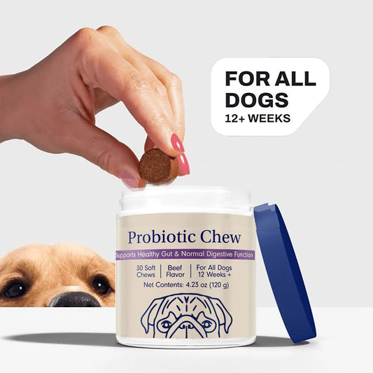 Beef probiotic dog chews – photo 2