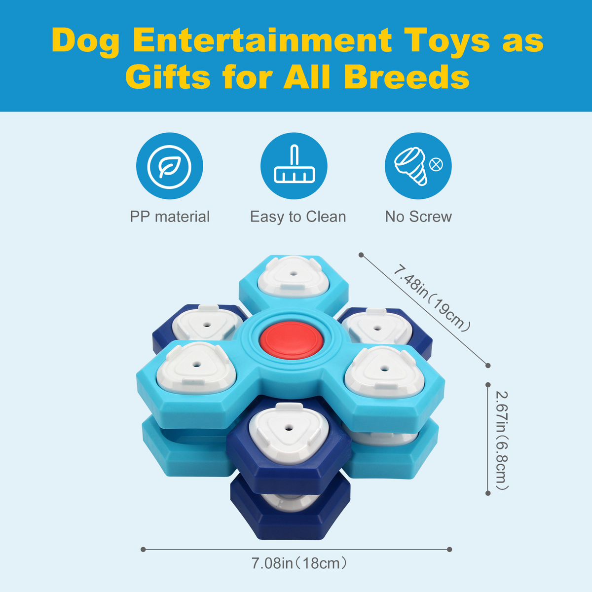 Interactive Treat-Dispensing Puzzle Toy