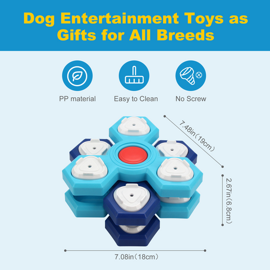 Interactive Treat-Dispensing Puzzle Toy