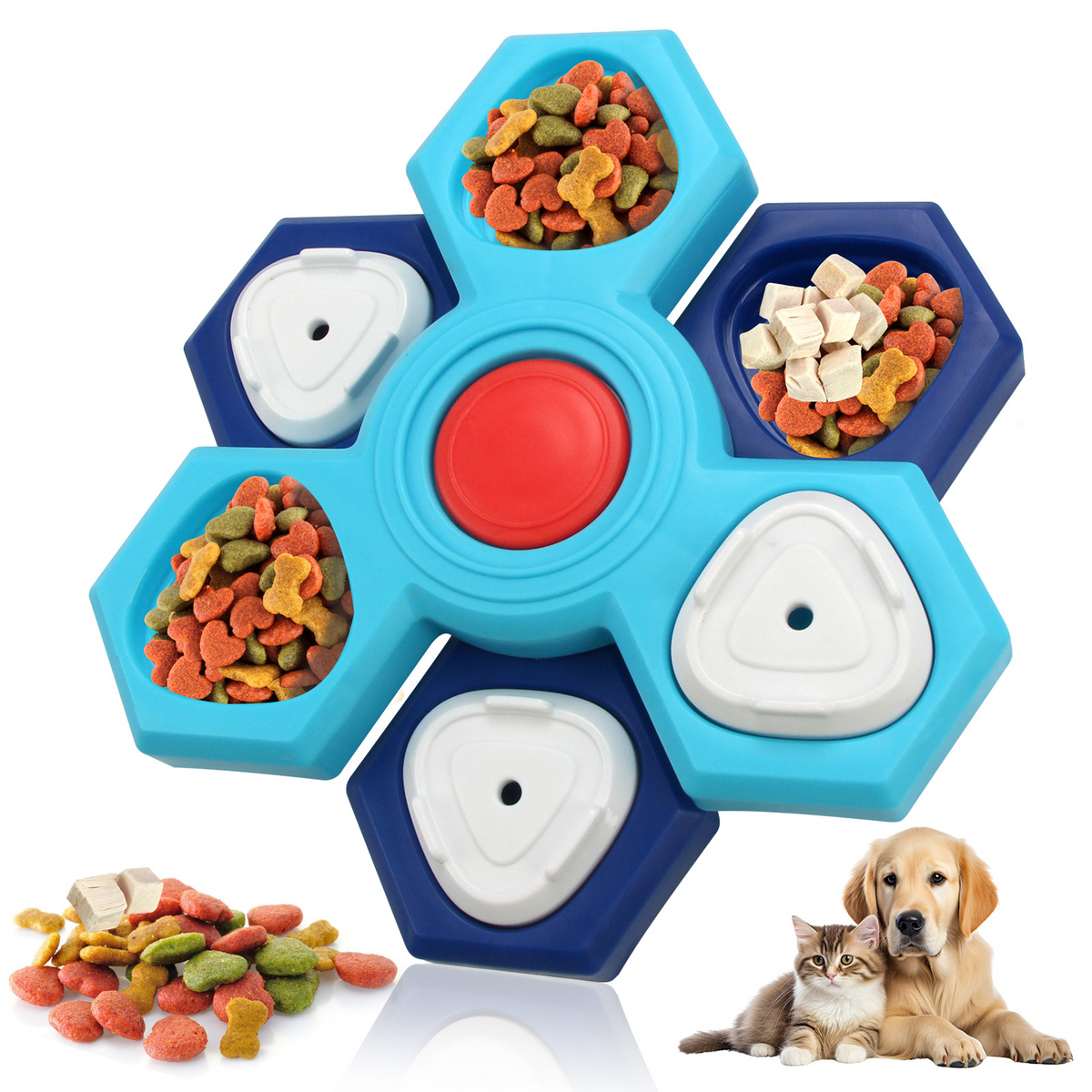 Interactive Treat-Dispensing Puzzle Toy