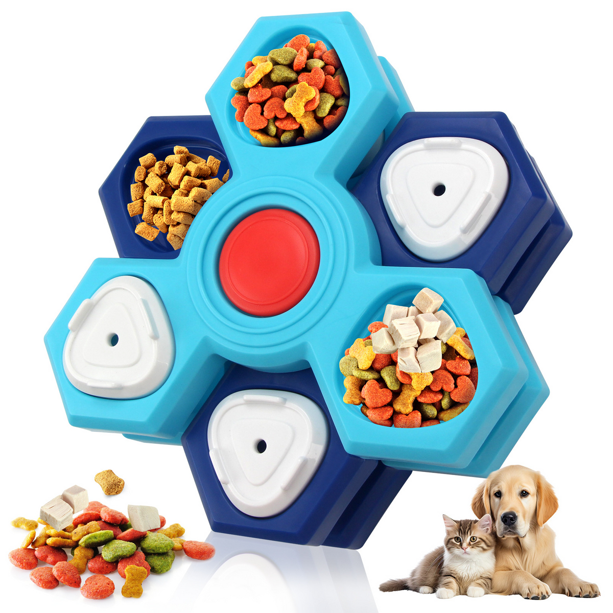 Interactive Treat-Dispensing Puzzle Toy