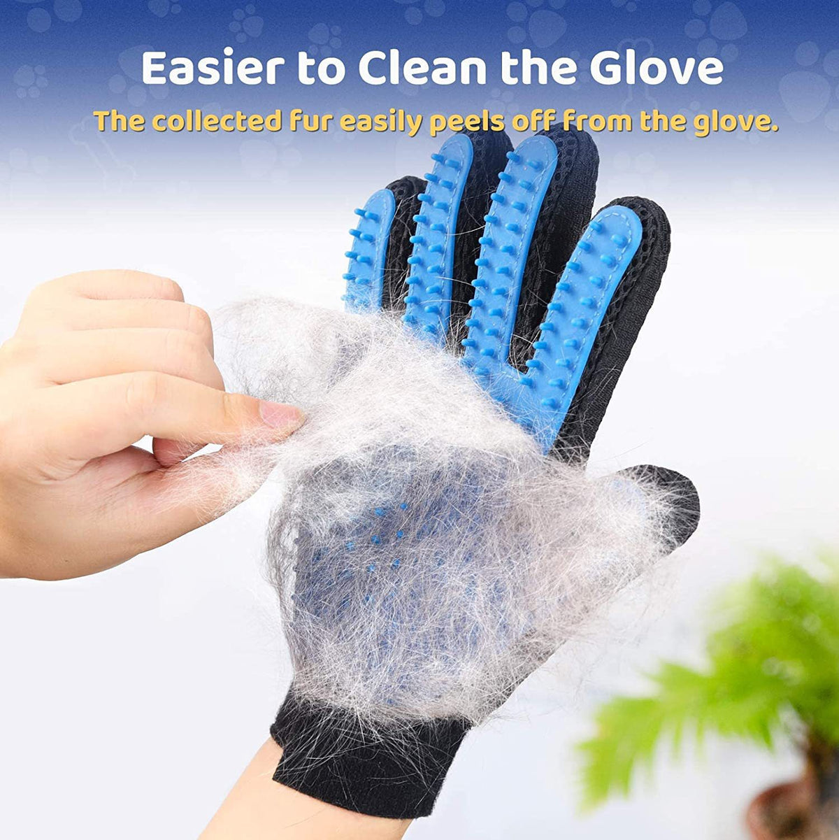 Pet Grooming &amp; De-Shedding Glove
