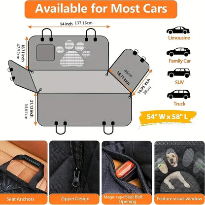 Waterproof dog car seat cover hammock – photo 6