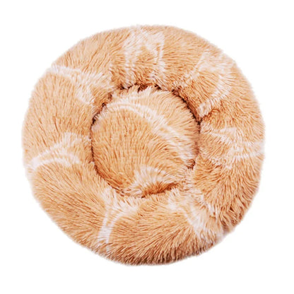 Round plush dog bed – photo 19