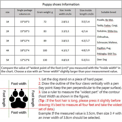 Non-slip plush dog boots – photo 6