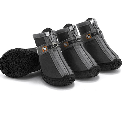 Non-slip plush dog boots – photo 17