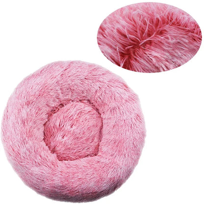 Round plush dog bed – photo 28