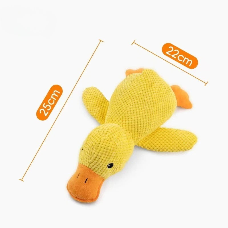 Plush goose squeaky dog toy – photo 20