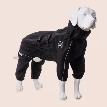 Waterproof reflective dog raincoat – photo 33