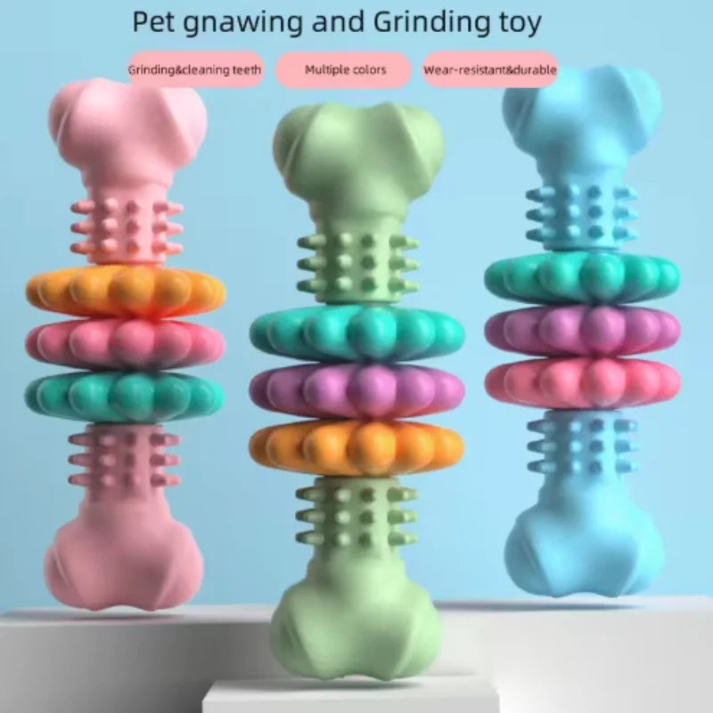 Bite-resistant dog chew toy with treat dispenser – photo 20