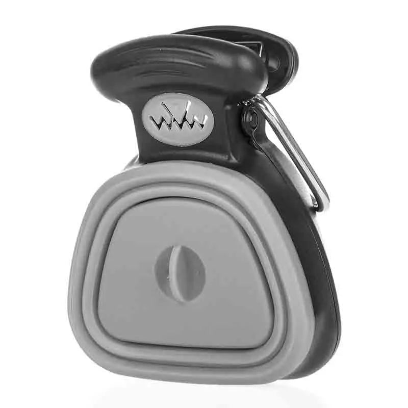 Grey foldable dog pooper scooper