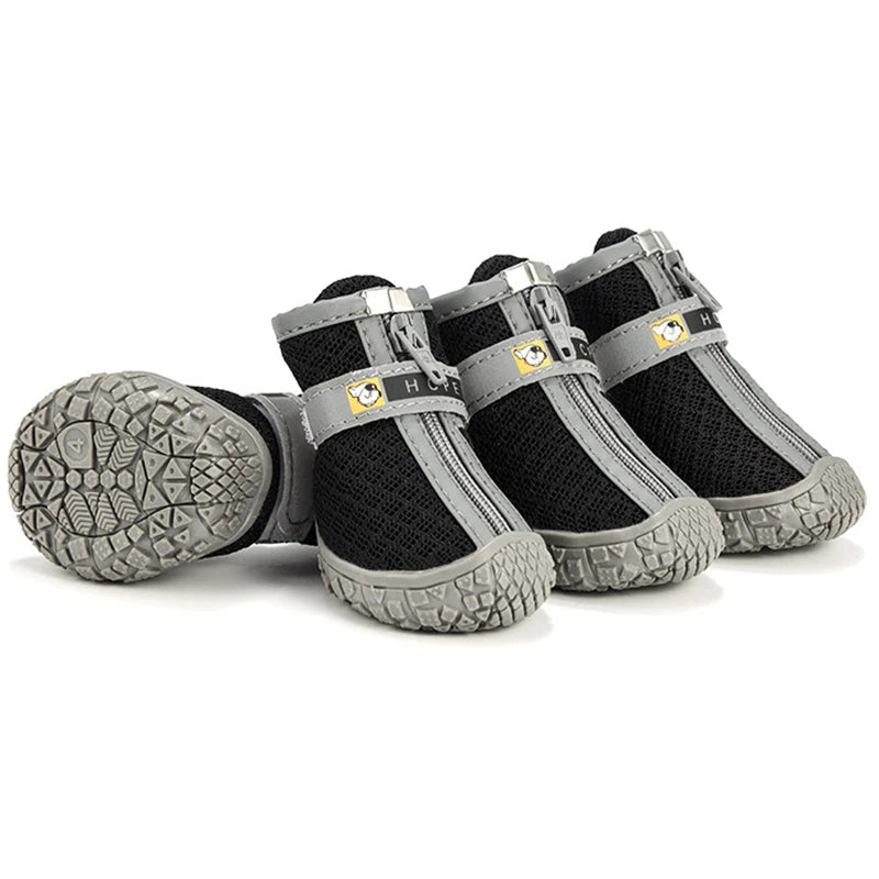 Non-slip plush dog boots – photo 16