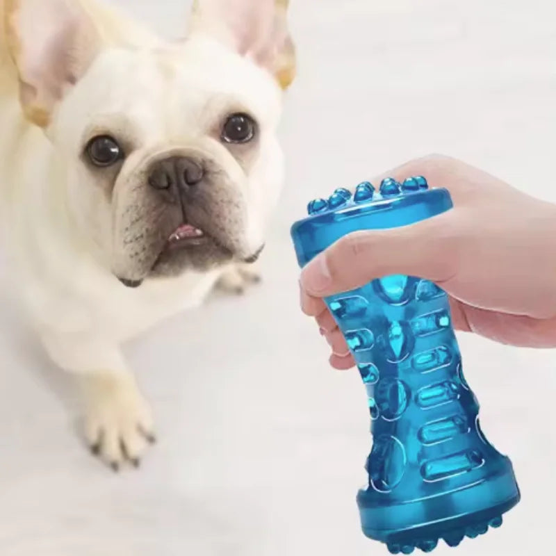 Bite-resistant dog chew toy with treat dispenser – photo 14