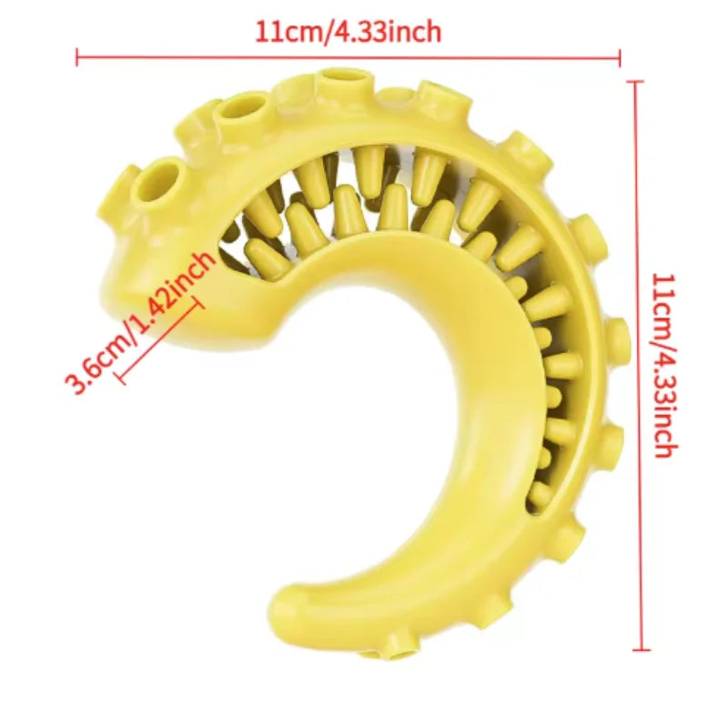 Bite-resistant dog chew toy with treat dispenser – photo 33