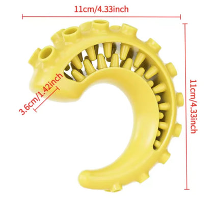 Bite-resistant dog chew toy with treat dispenser – photo 33