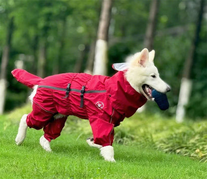 Waterproof reflective dog raincoat – photo 20