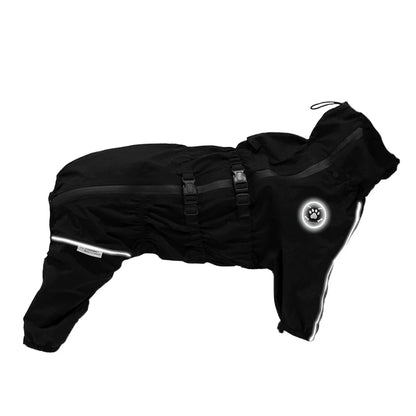 Waterproof reflective dog raincoat – photo 41