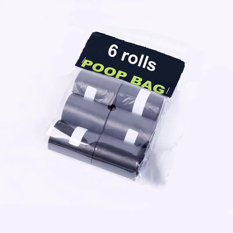 Six rolls of refill poop bags