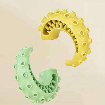 Bite-resistant dog chew toy with treat dispenser – photo 32