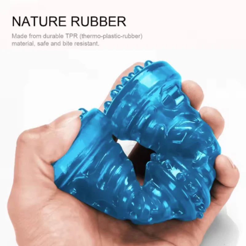 Bite-resistant dog chew toy with treat dispenser – photo 15
