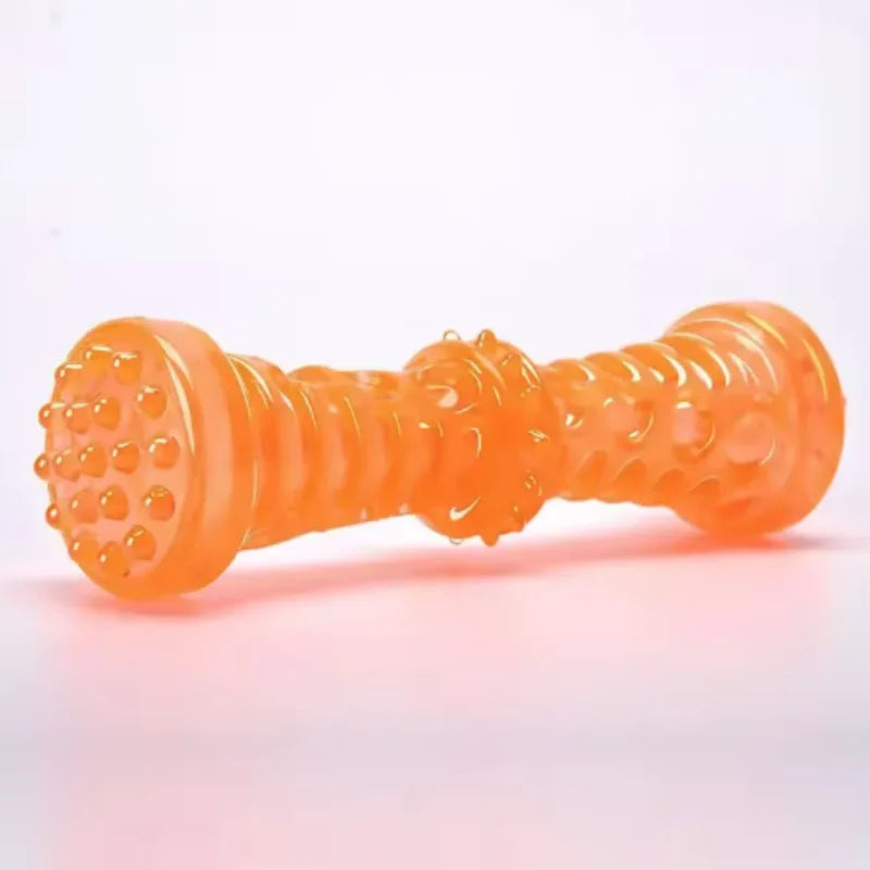 Bite-resistant dog chew toy with treat dispenser – photo 50