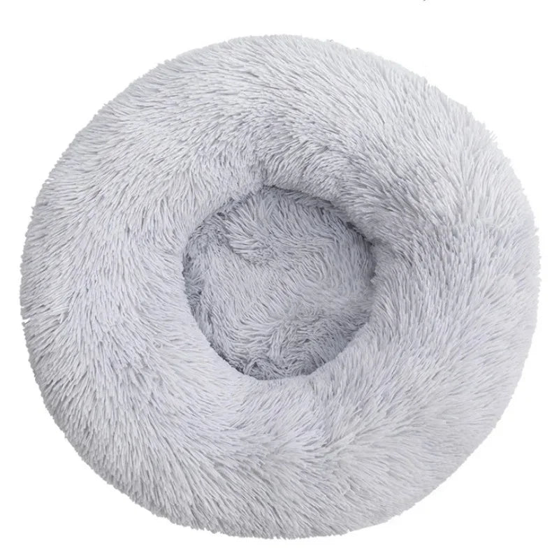 Round plush dog bed – photo 35