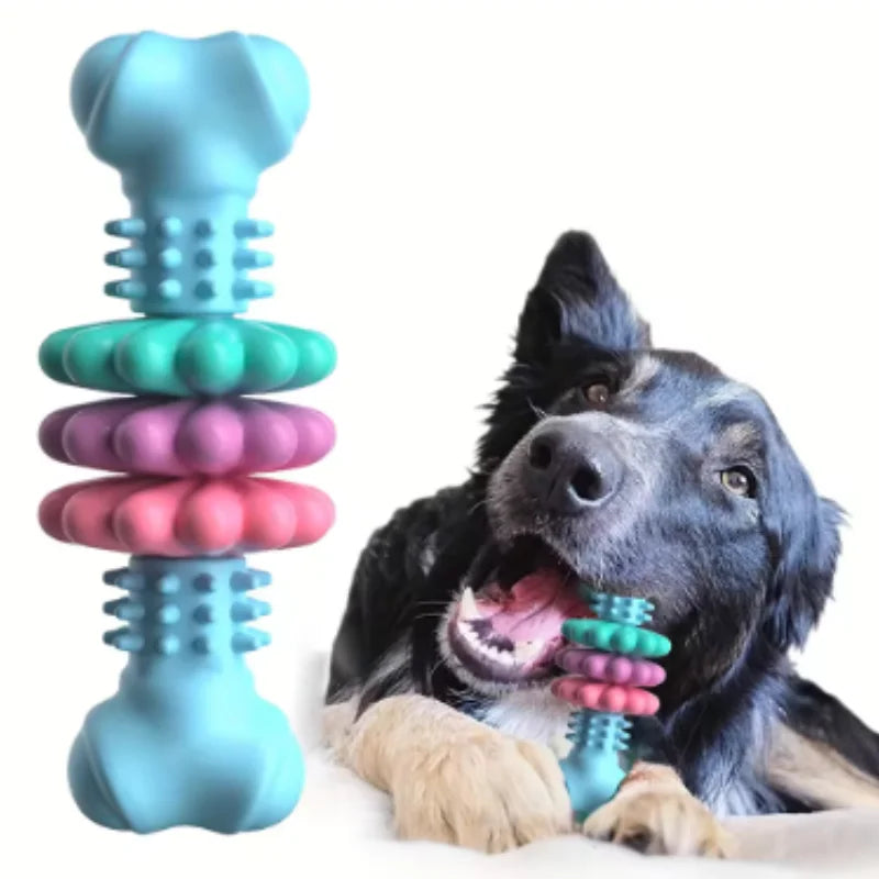 Bite-resistant dog chew toy with treat dispenser – photo 21