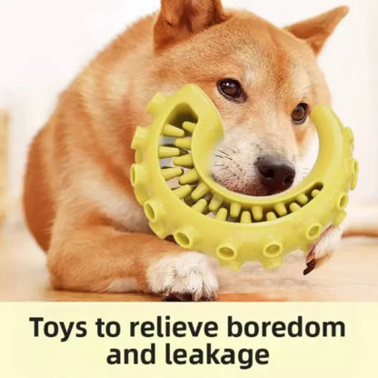 Bite-resistant dog chew toy with treat dispenser – photo 26