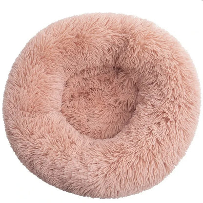 Round plush dog bed – photo 29