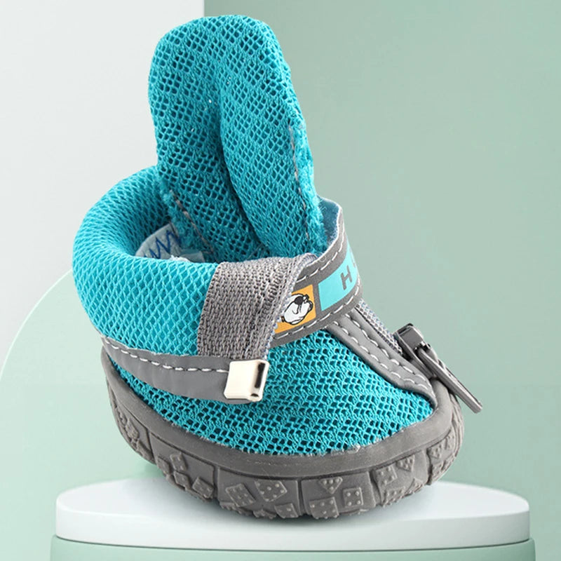 Non-slip plush dog boots – photo 4