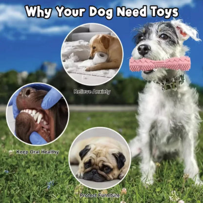 Bite-resistant dog chew toy with treat dispenser – photo 10