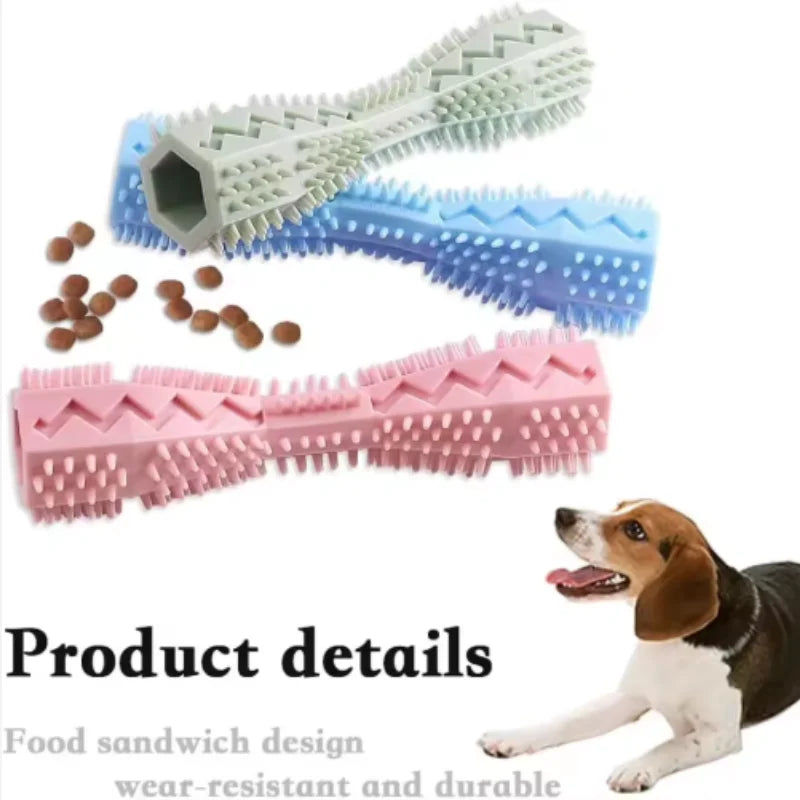 Bite-resistant dog chew toy with treat dispenser – photo 7