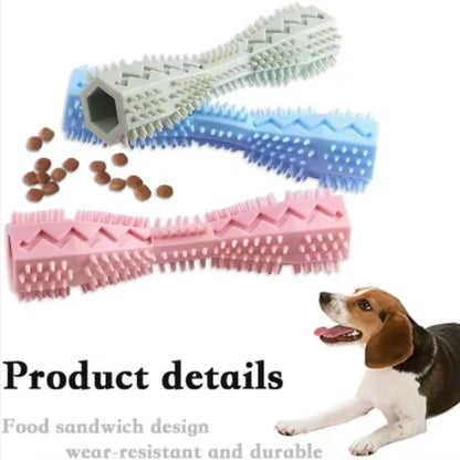 Bite-resistant dog chew toy with treat dispenser – photo 7