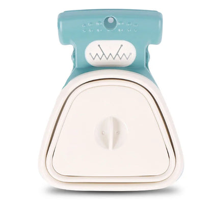 Cream foldable dog pooper scooper