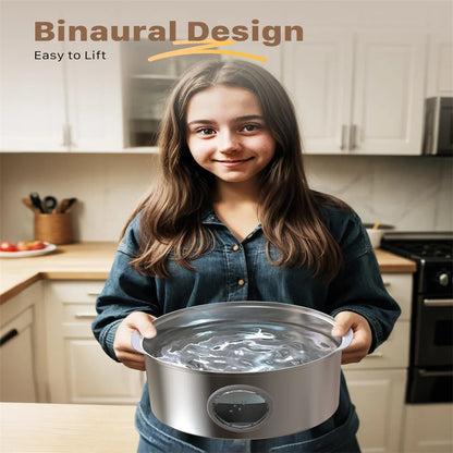 Stainless steel dog water fountain – photo 3