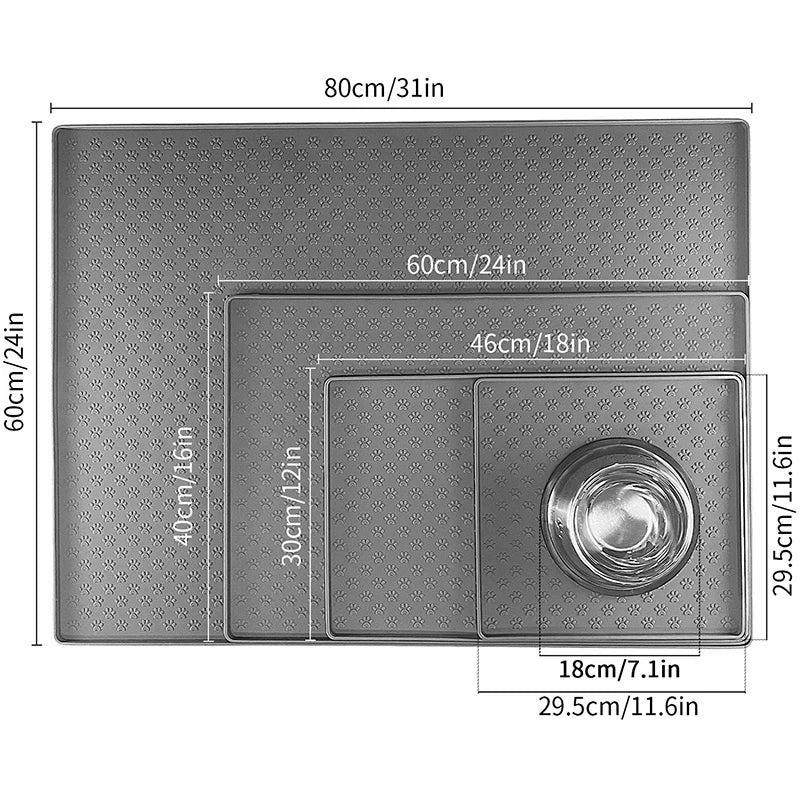 Silicone dog food mat – photo 7