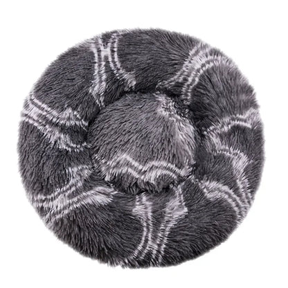 Round plush dog bed – photo 37