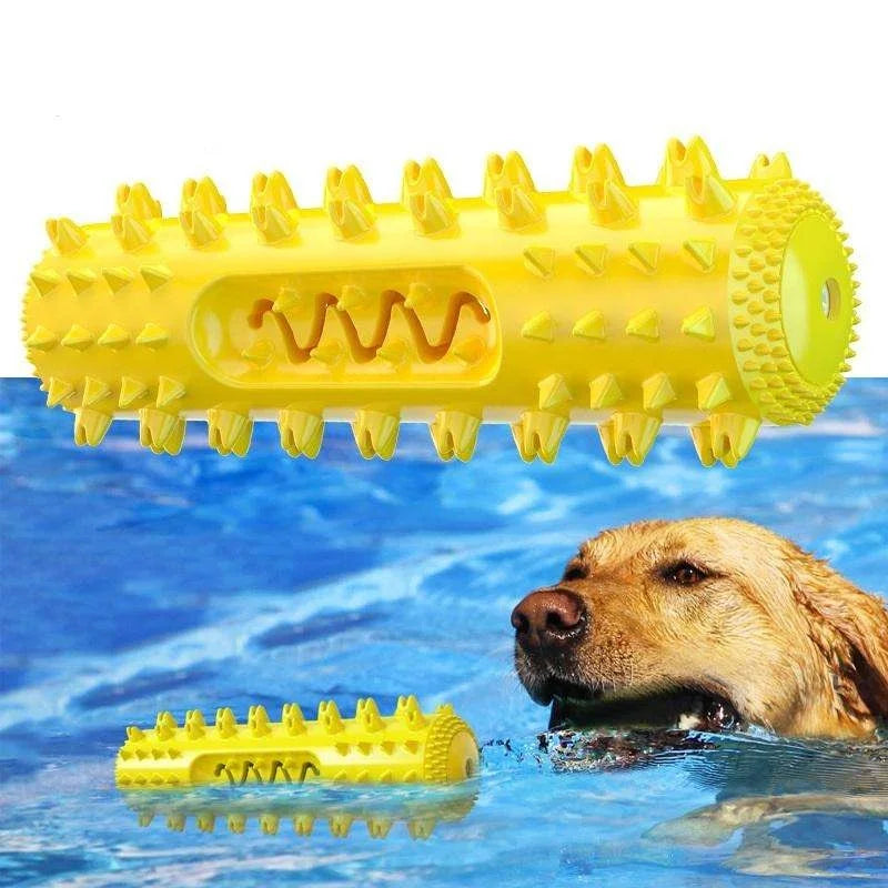 Bite-resistant dog chew toy with treat dispenser – photo 40