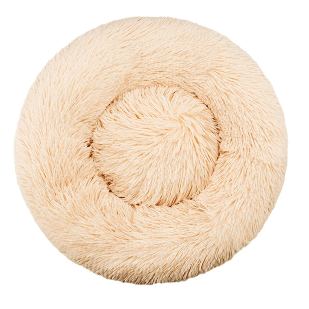 Round plush dog bed – photo 25