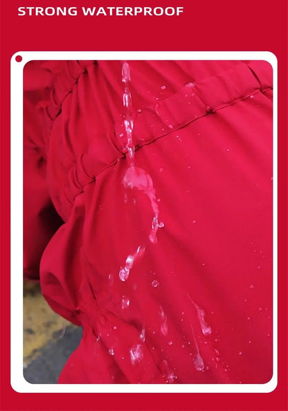 Waterproof reflective dog raincoat – photo 13