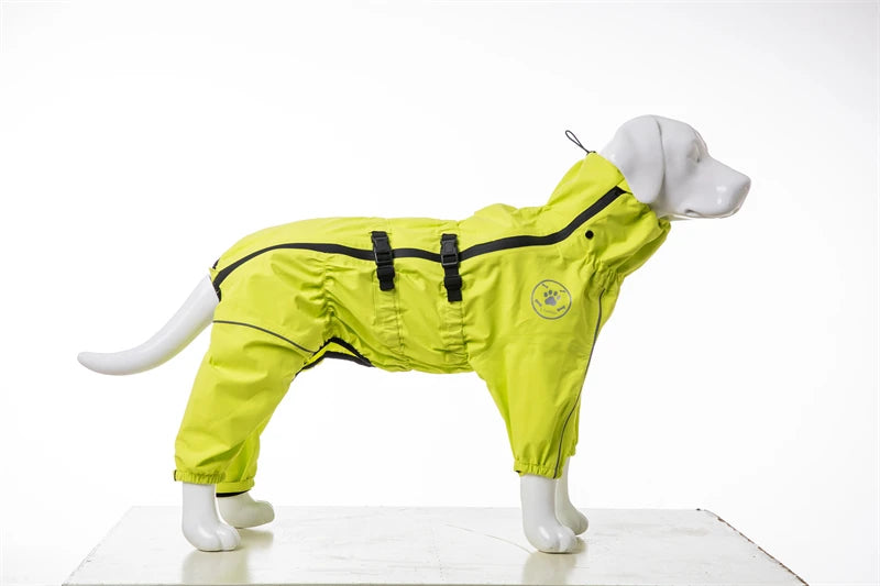 Waterproof reflective dog raincoat – photo 15