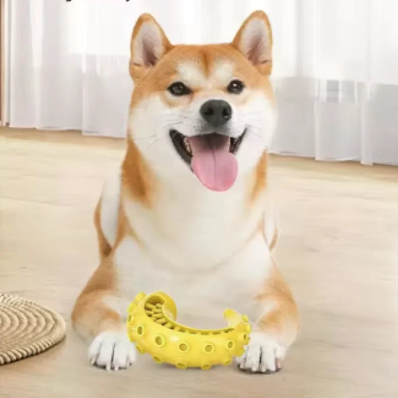 Bite-resistant dog chew toy with treat dispenser – photo 28