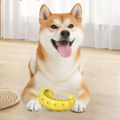 Bite-resistant dog chew toy with treat dispenser – photo 28