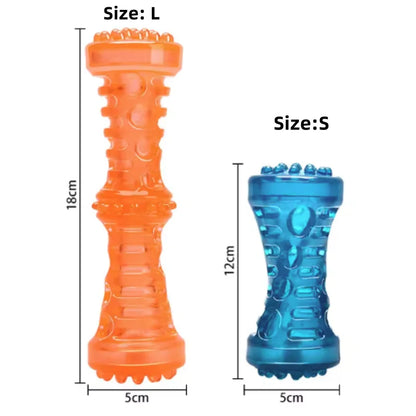 Bite-resistant dog chew toy with treat dispenser – photo 19