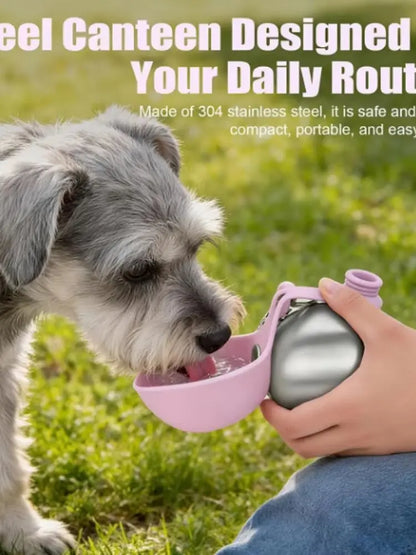 2-in-1 portable dog water bottle and bowl – photo 6