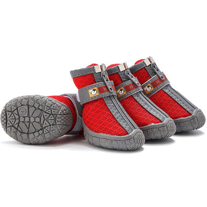 Non-slip plush dog boots – photo 20