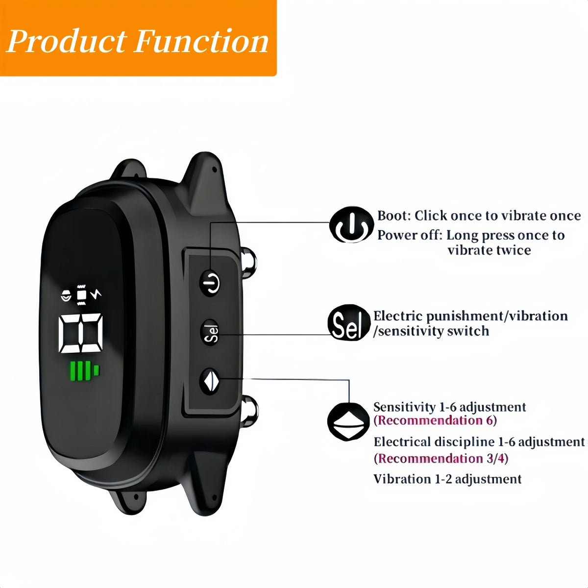 Ultrasonic anti-bark dog collar – photo 11
