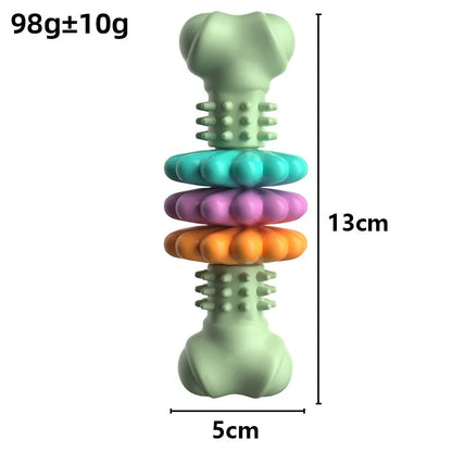 Bite-resistant dog chew toy with treat dispenser – photo 25