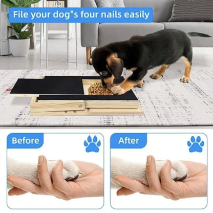Wooden dog nail file scratch board – photo 16