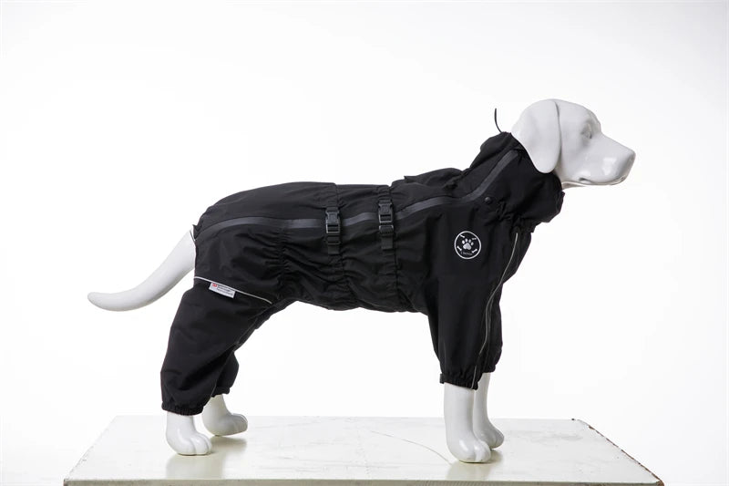 Waterproof reflective dog raincoat – photo 17